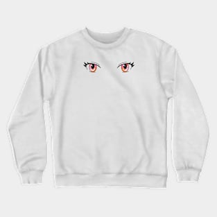 Anime Eyes Pink Stargaze Crewneck Sweatshirt